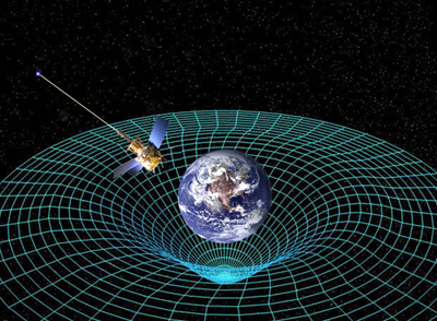 Massive bodies warp spacetime. Image coutesy <a href='http://www.nasa.gov'>NASA</a>.